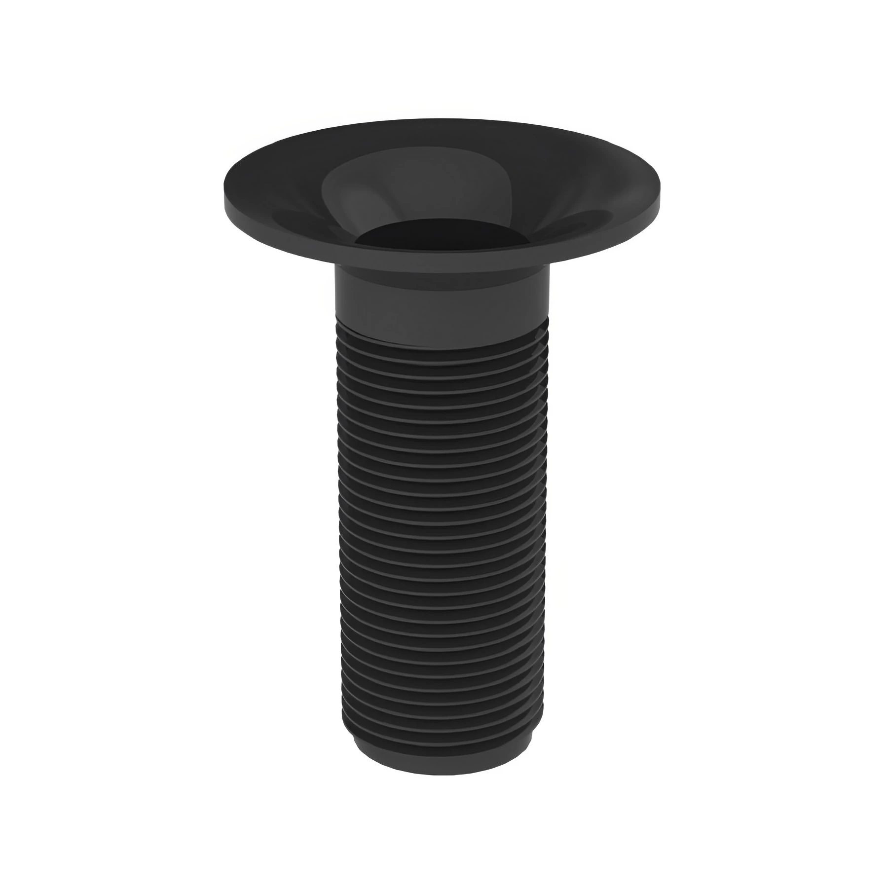 Válvula para Lavatório com Tampa 1.7/8" Preta Globalplastic