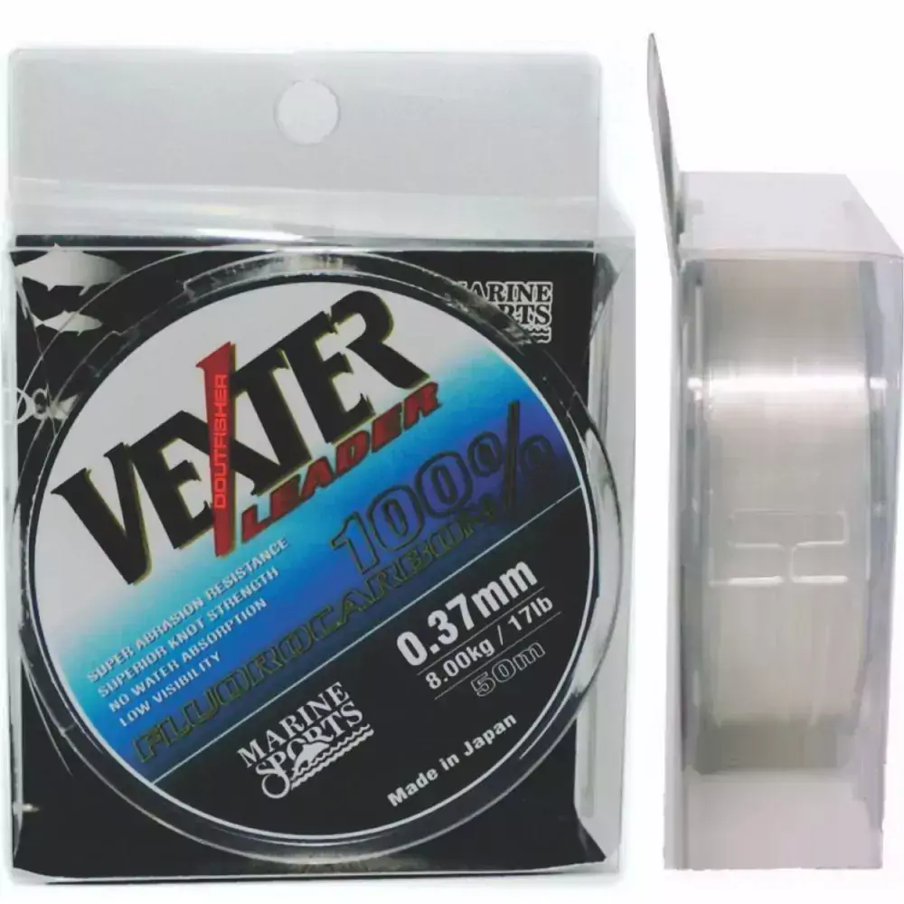 Linha Vexter Leader Fluorocarbon 0,37mm 50m