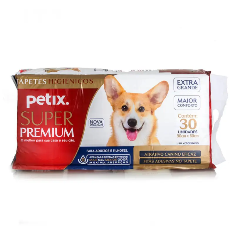 Tapete Higiênico Super Premium Petix 30 unidades