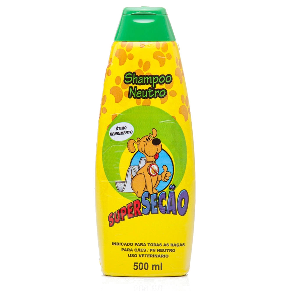 Shampoo Super Secão Cães Pêlos Longos
