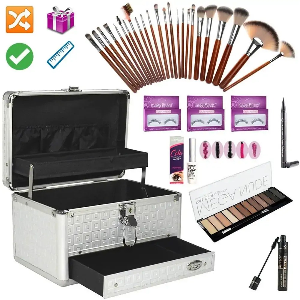 Kit Maquiagem V033 4 Jasmyne