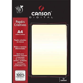 Folha Branco Ouro 120g A4 30fls Ref: 66668804
