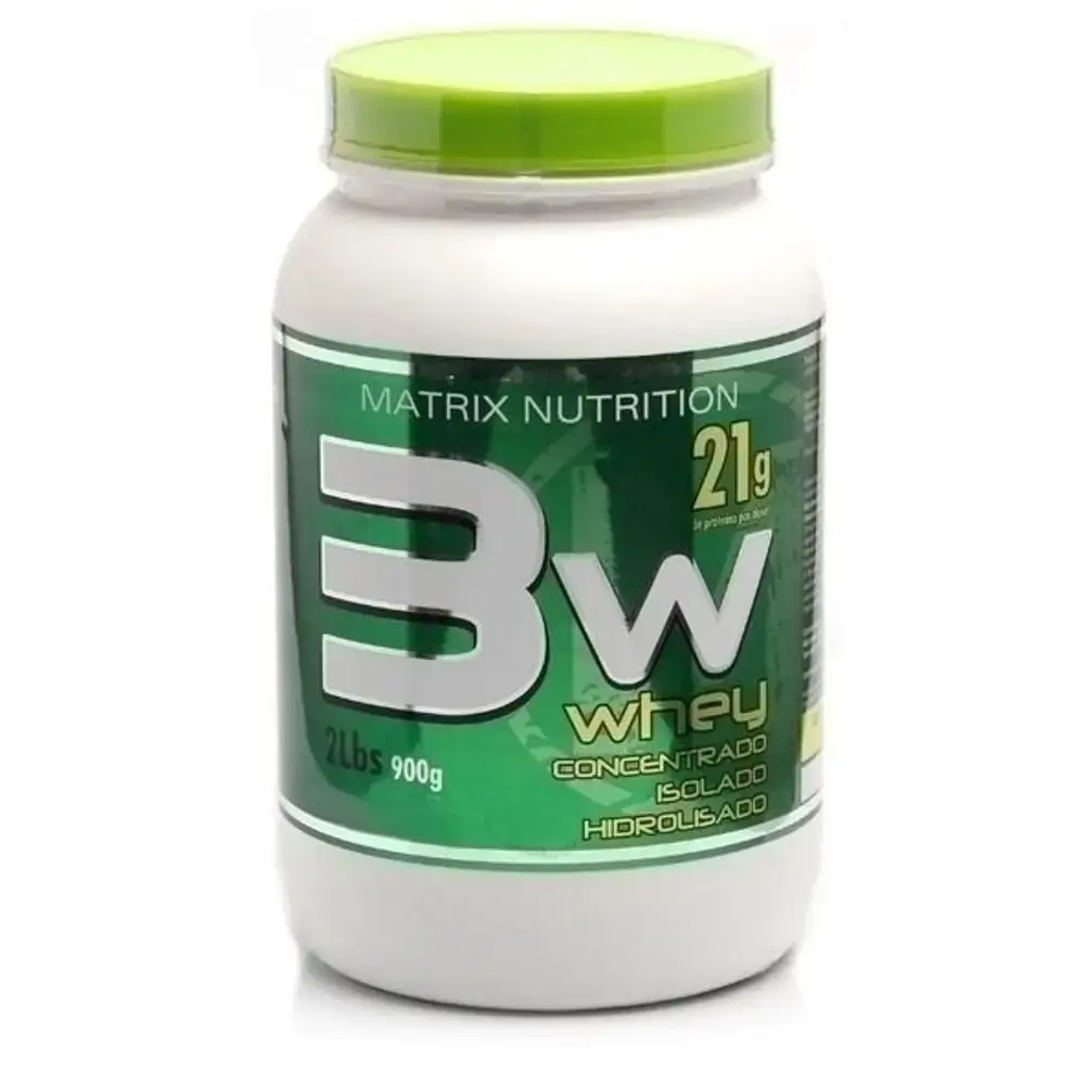 Whey 3w 900gr Baunilha Pote Matrix Advantage Food