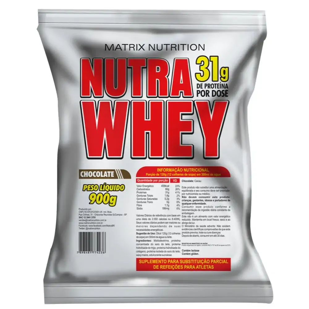 Nutrawhey Chocolate Refil 900gr