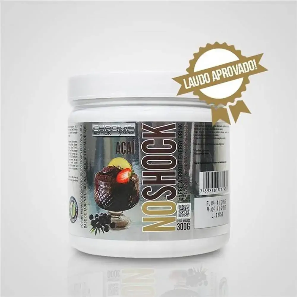 No Shock Pre Treino Açai 300g