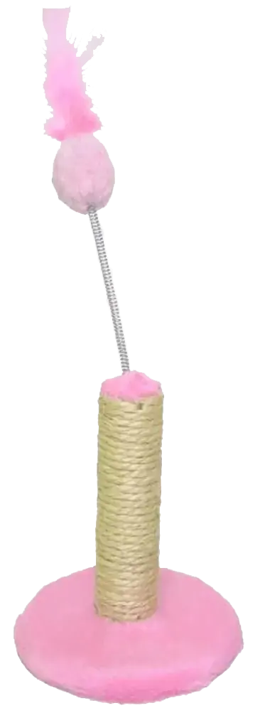 Brinquedo Arranhador São Pet Para Gatos 1 Plataforma Rosa