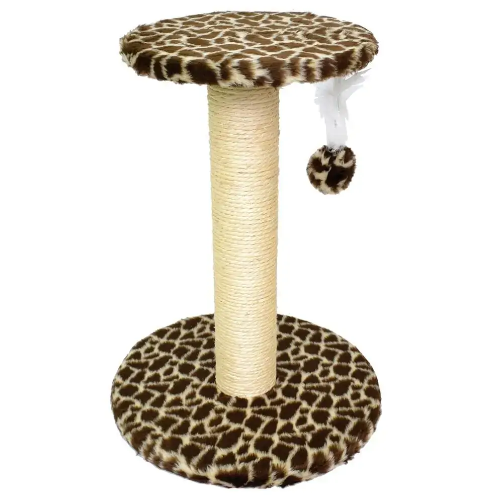 Brinquedo Arranhador São Pet Para Gatos 2 Plataformas Girafa