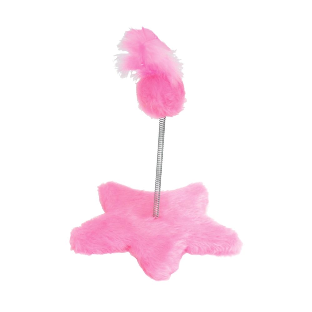 Brinquedo Arranhador São Pet Para Gatos Estrela Rosa
