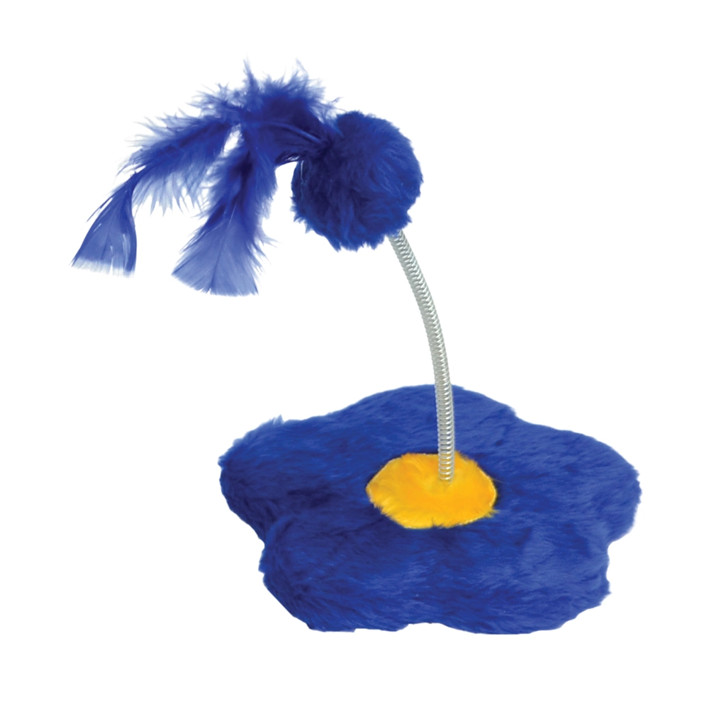 Brinquedo São Pet Para Gatos Flor Azul