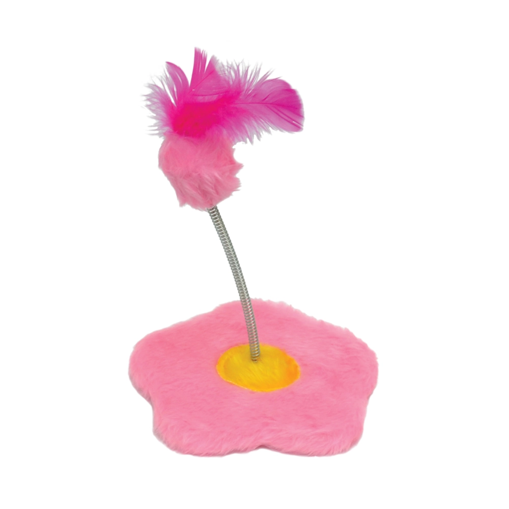 Brinquedo São Pet Para Gatos Flor Rosa