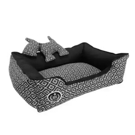 Caminha Para Cães Rubi Black White Relex Tamanho G São Pet