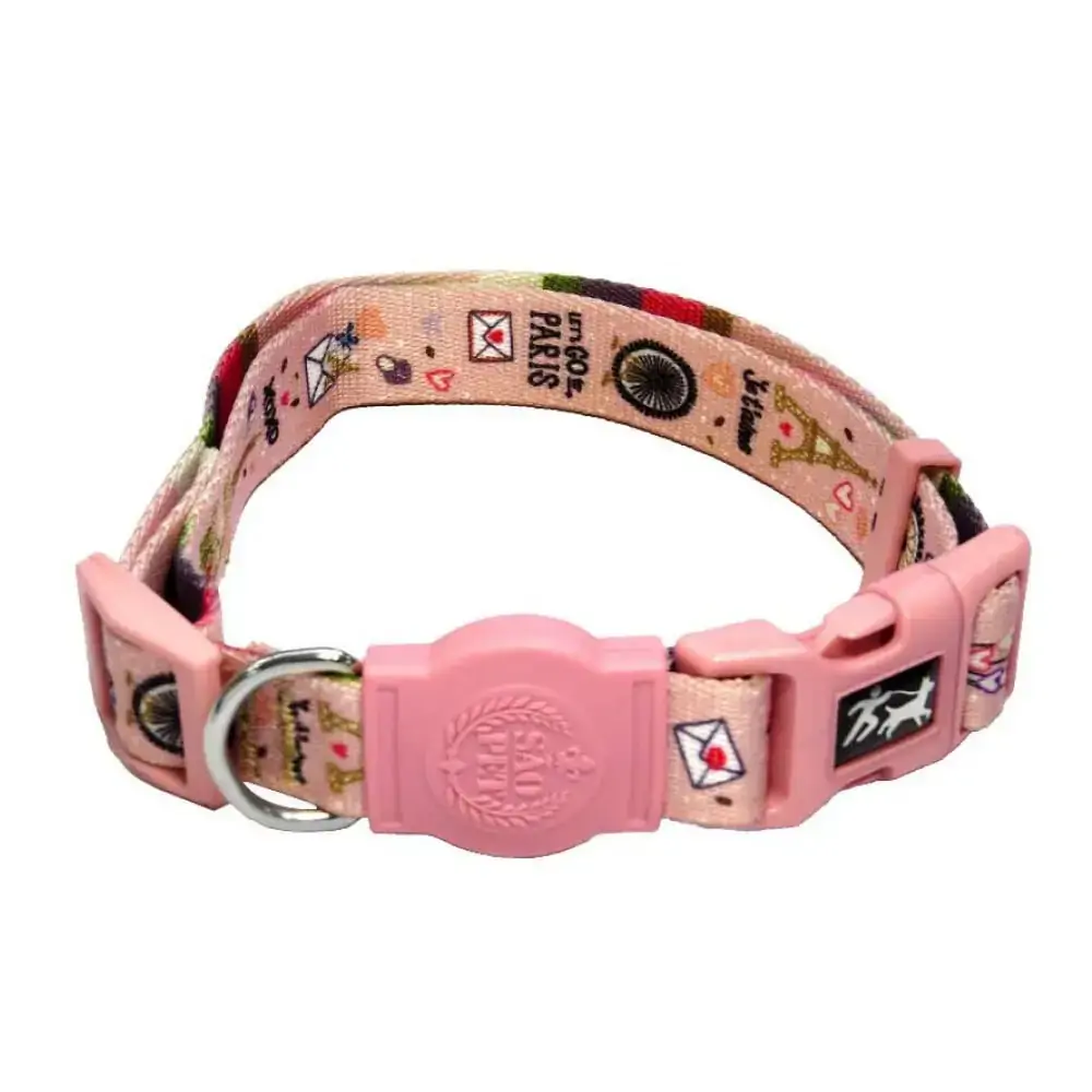 Coleira Paris para Cães de porte Grande 40-65cm / 2,5cm - São Pet