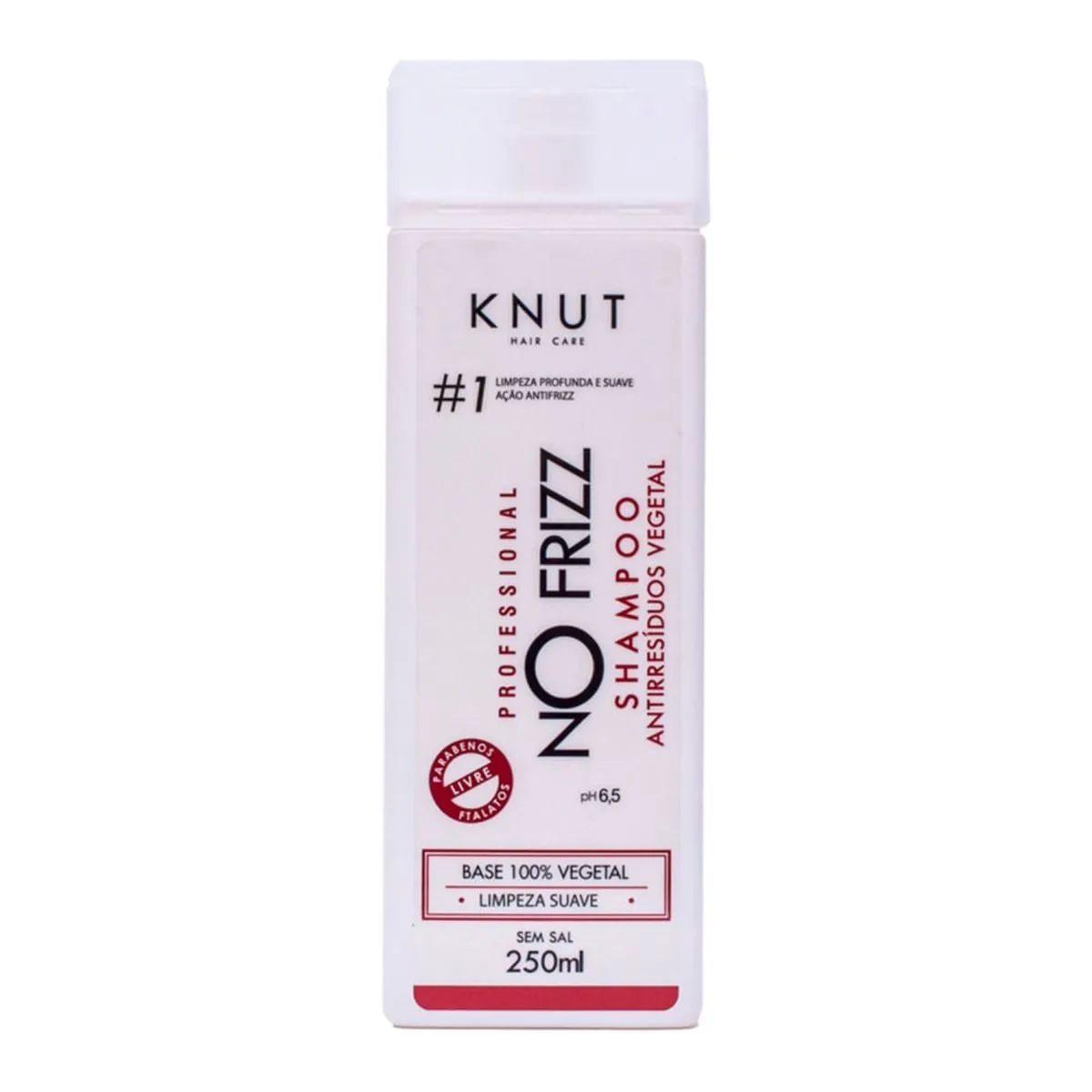 Knut No Frizz Sh Antirresiduo Veget 250ml P1