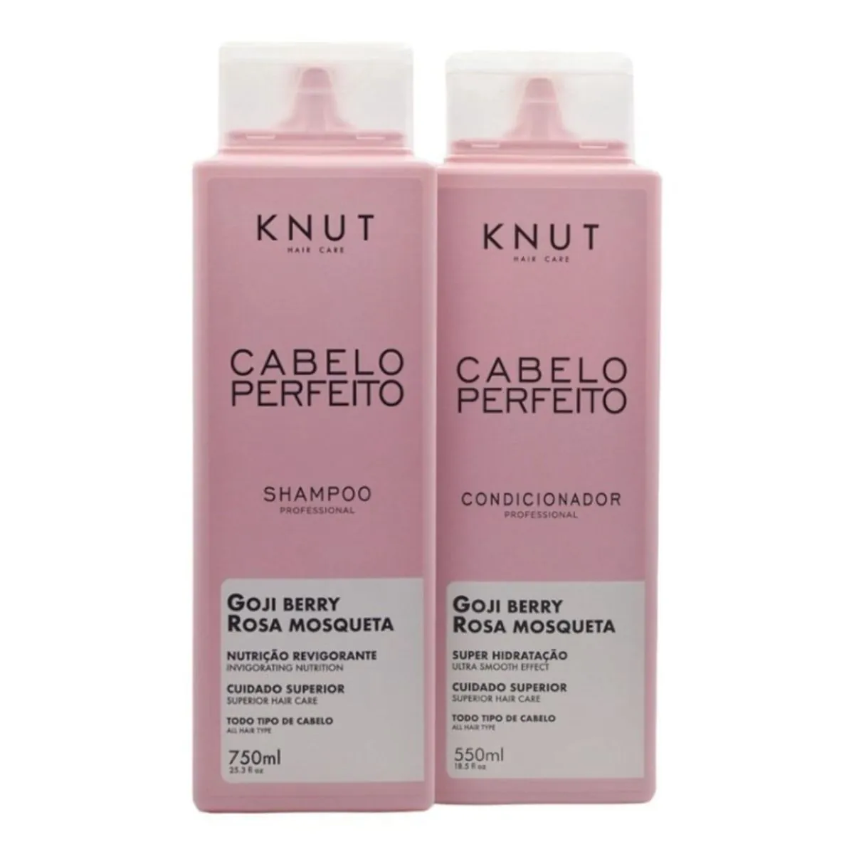 Kit Knut Shampoo 750ml Cond 500ml Cabelos Perfeitos 1un