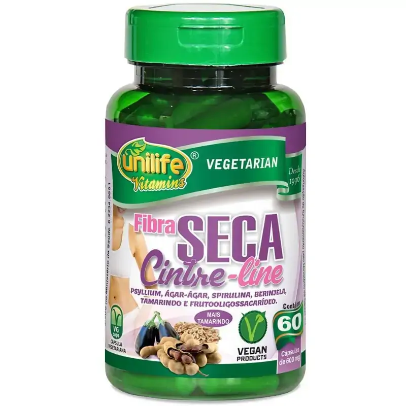 Fibra Seca Unilife 60 Cápsulas De 600mg