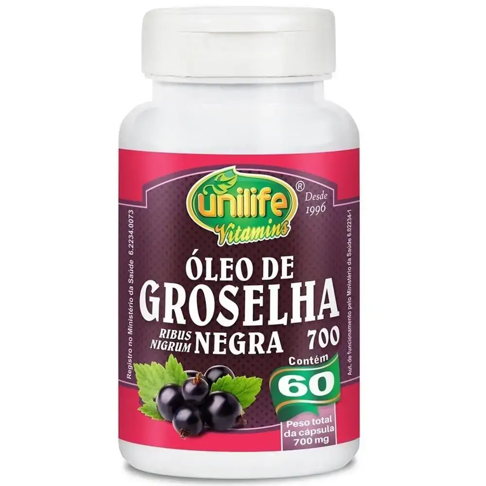 óleo De Groselha Negra 60cps Geral