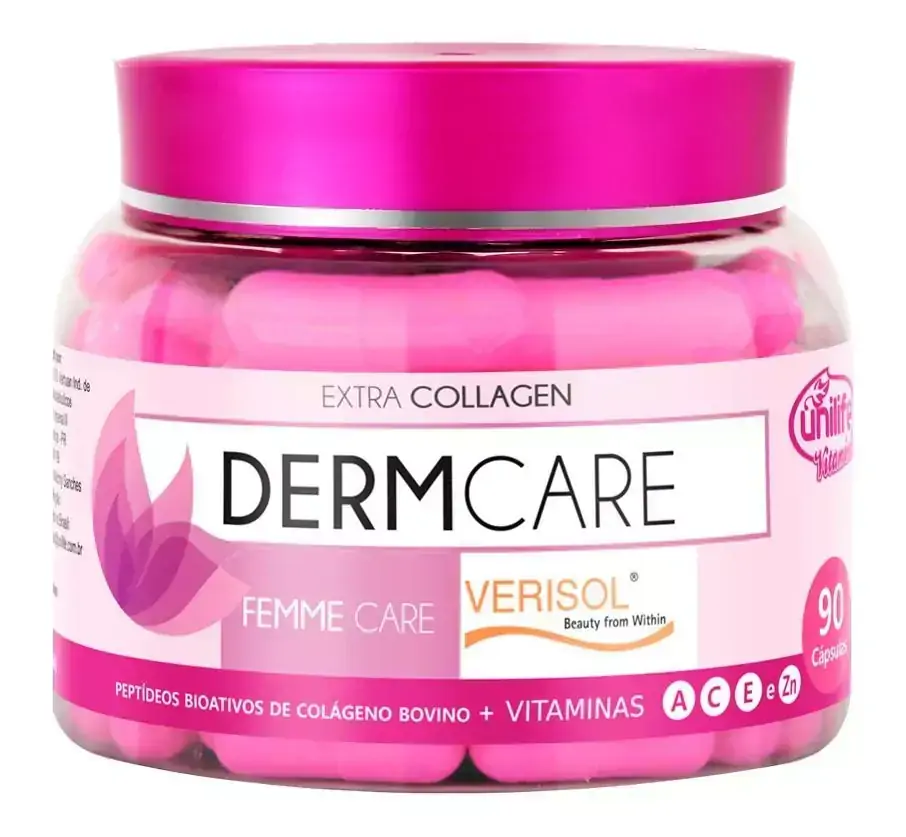 Derm Care Colágeno Hidrolisado + Vit. A,C,E e Zinco Unilife