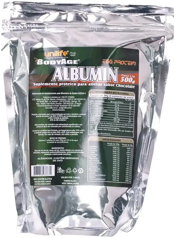 Albumina Egg2230 Chocolate 500g Unilife