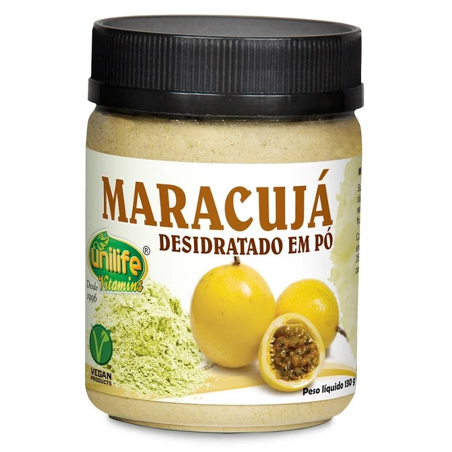 Maracujá Desidratado Em Pó 130g Unilife
