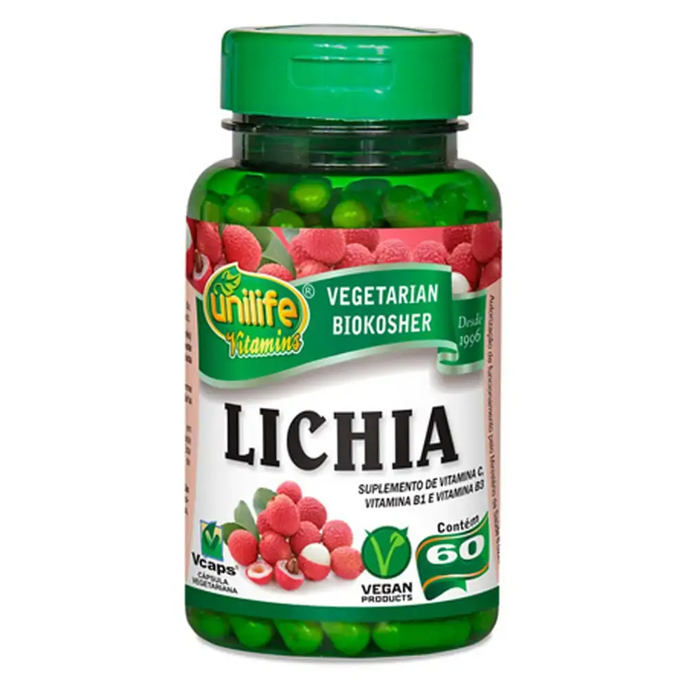 Lichia 60cps 500mg Unilife Vitamins