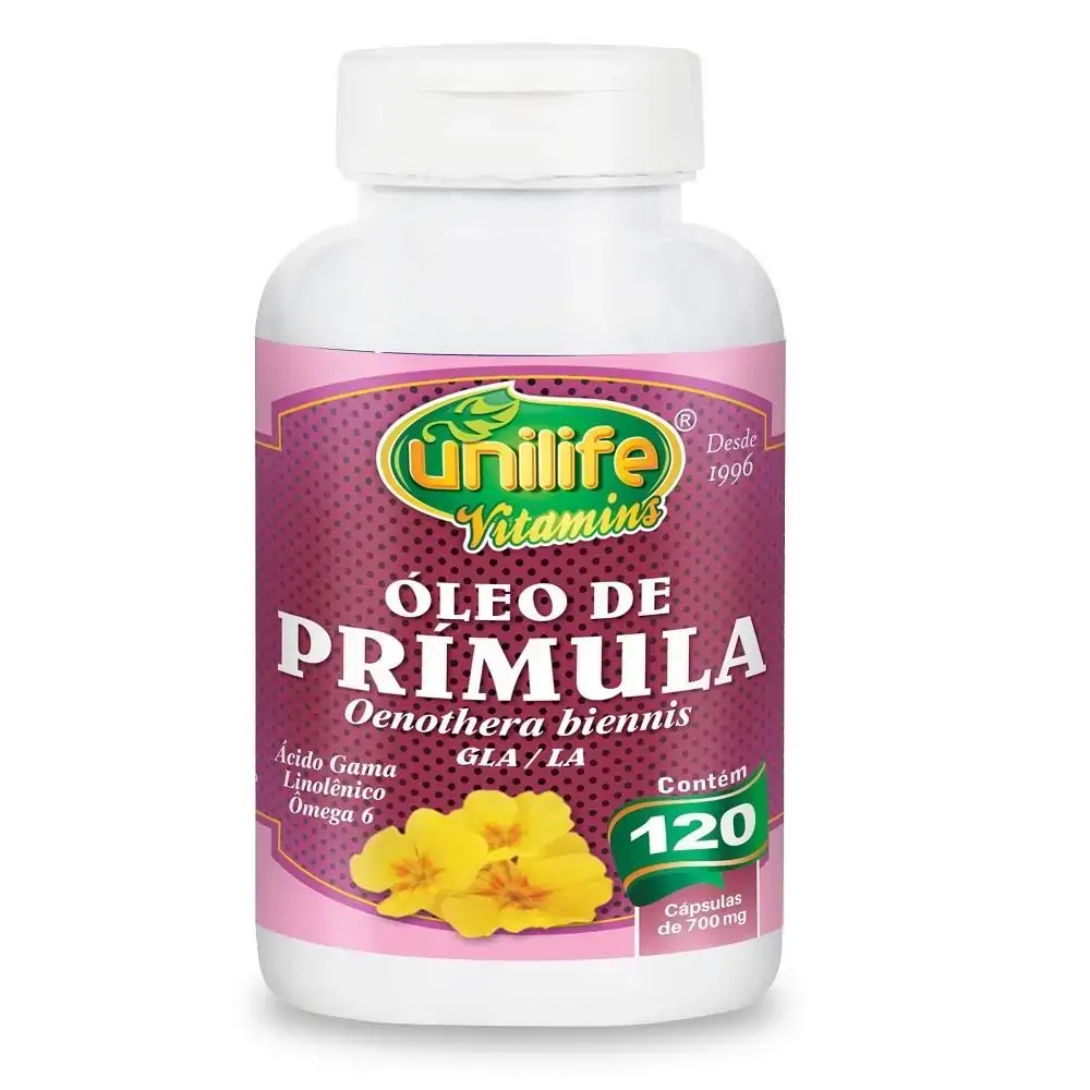 óleo De Prímula 120 Cápsulas 700mg Unilife