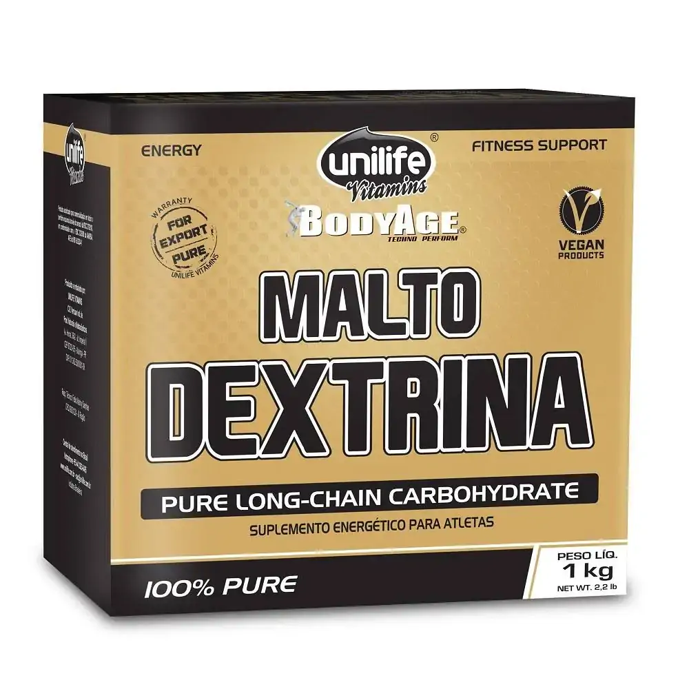 Maltodextrina 100 Pure Guaraná Com Açaí 1,0kg Unilife