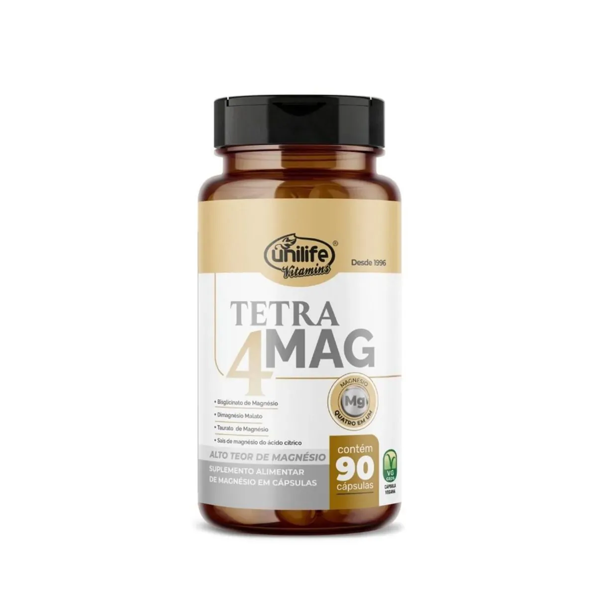 Tetra Mag four 90 Caps 710mg - Unilife
