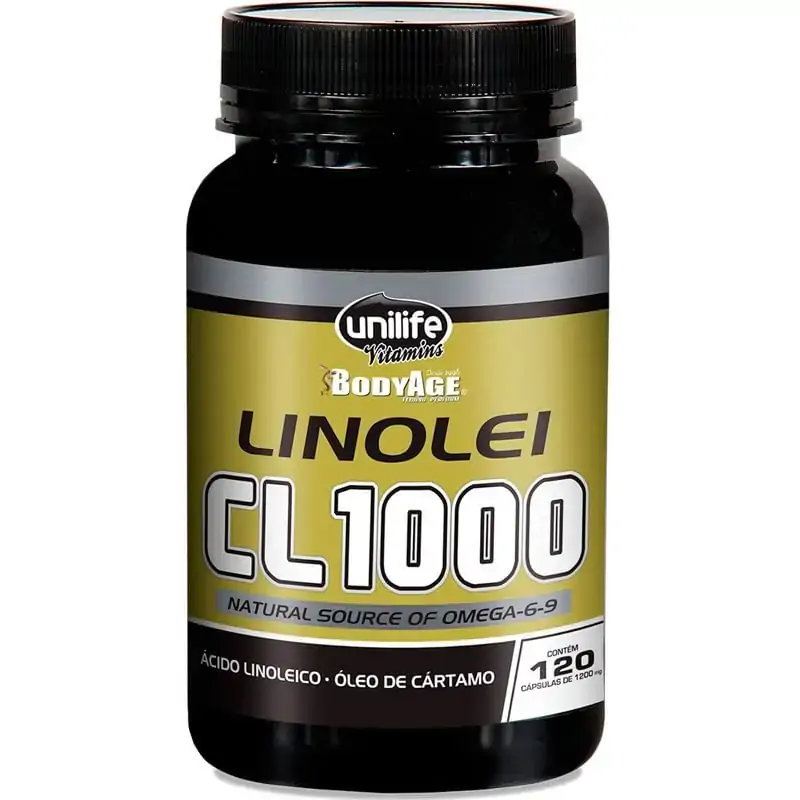 Linolei Cl 1000 óleo De Cártamo 100 Cápsulas 1200mg Unilife