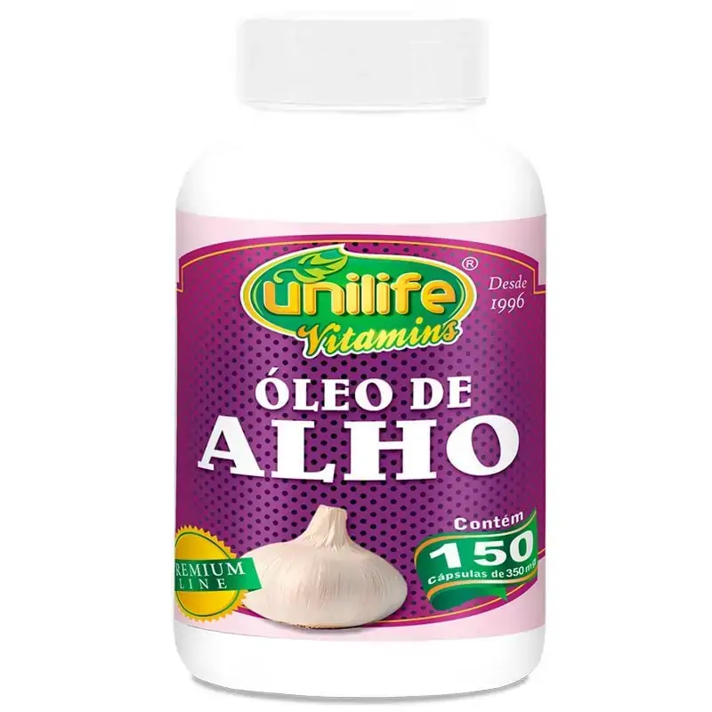 óleo De Alho 150 Cápsulas 350mg Unilife