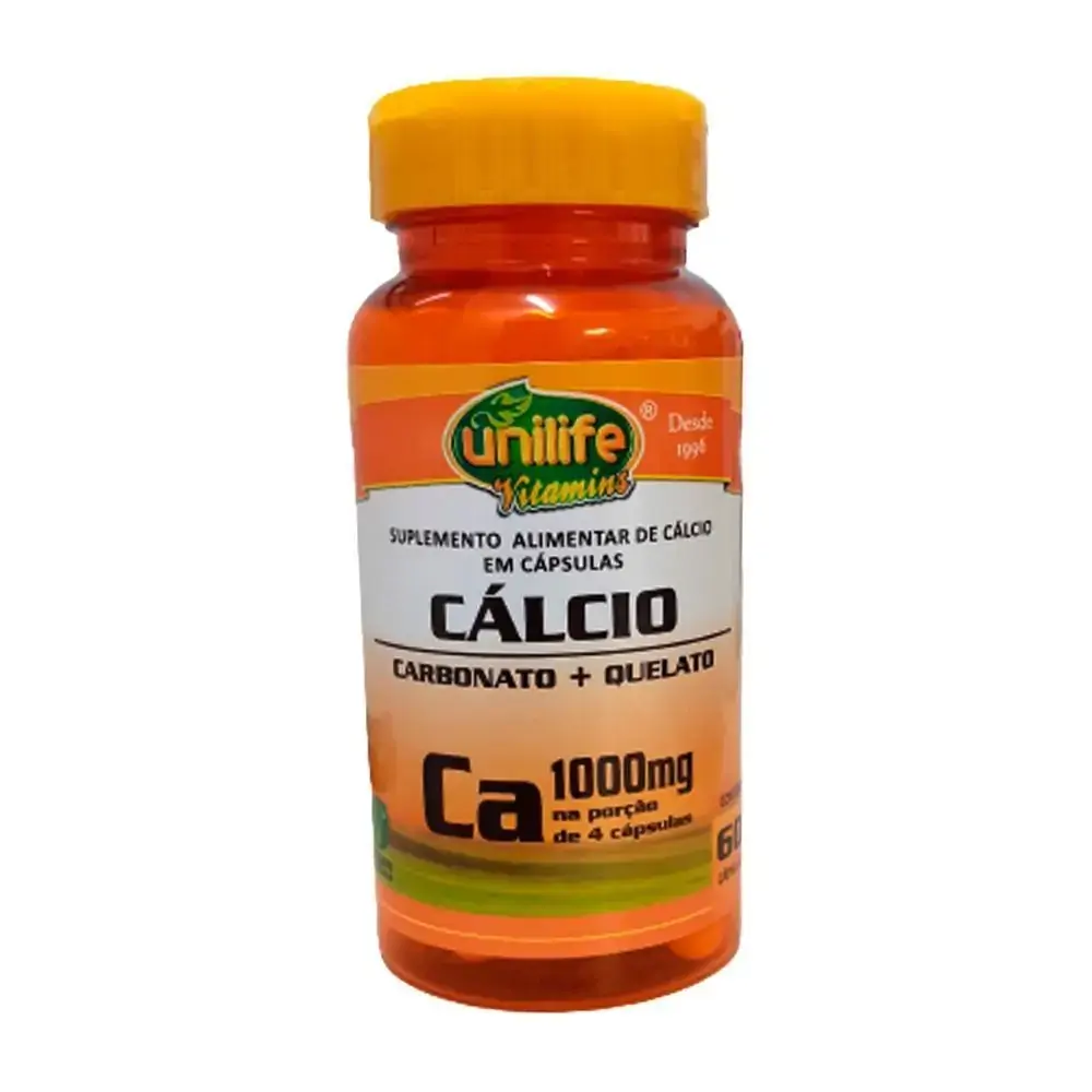 Cálcio Ca Unilife 60 Cápsulas De 850mg