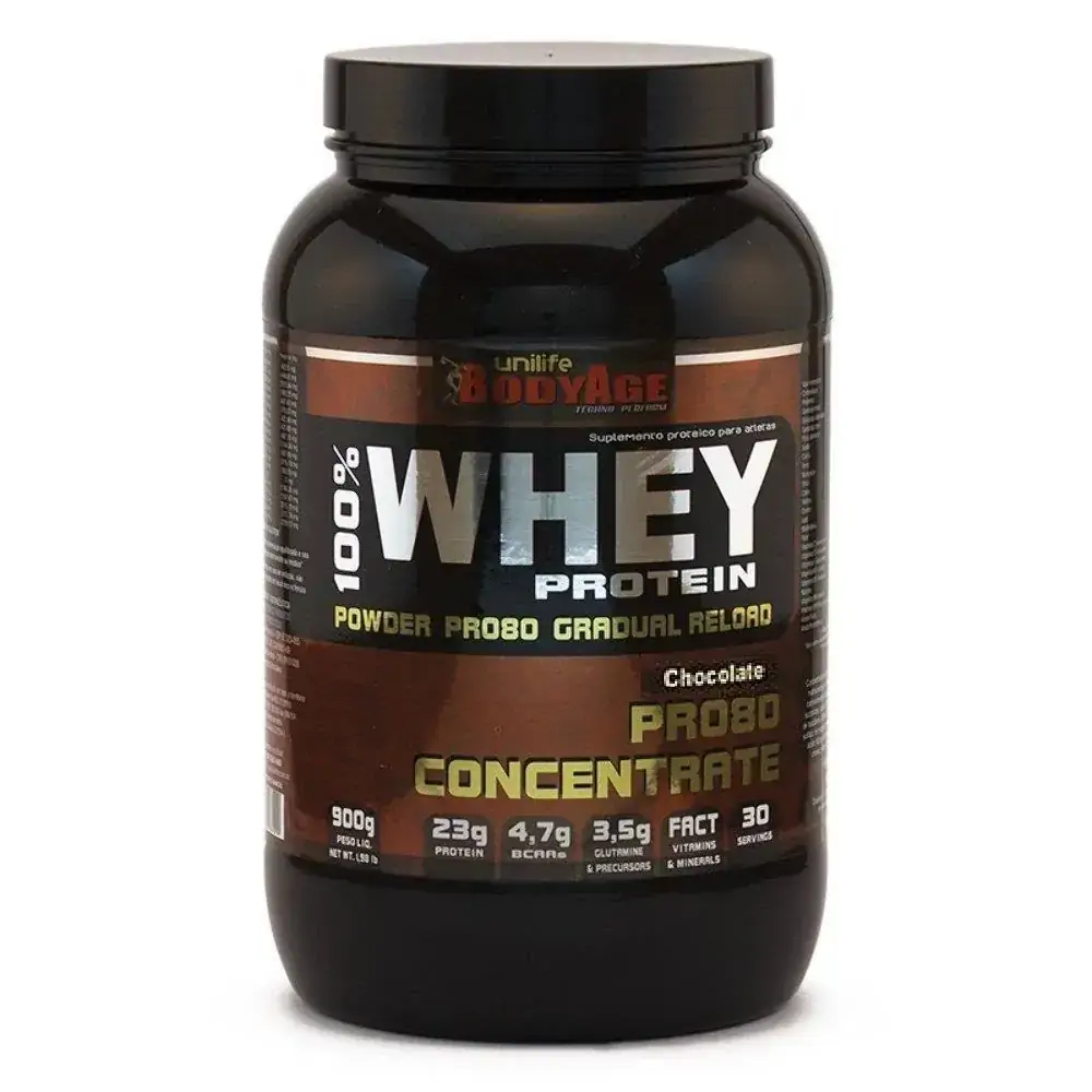 Whey Pro 80 Chocolate 900g Unilife