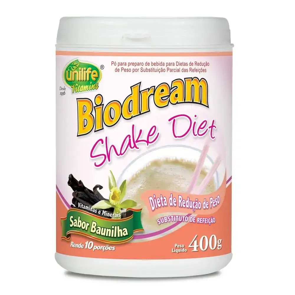 Biodream Shake Diet Baunilha 400g Unilife