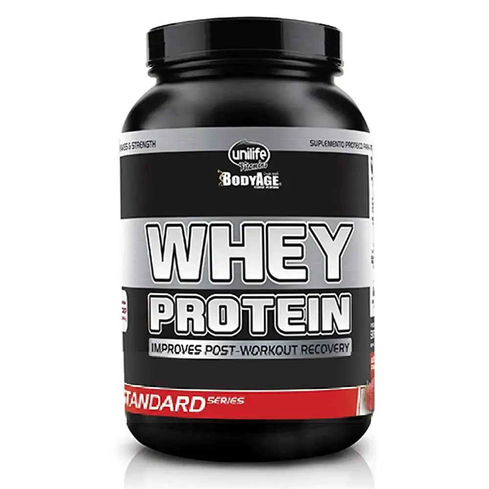 Whey Protein Standard Morango 900g Unilife