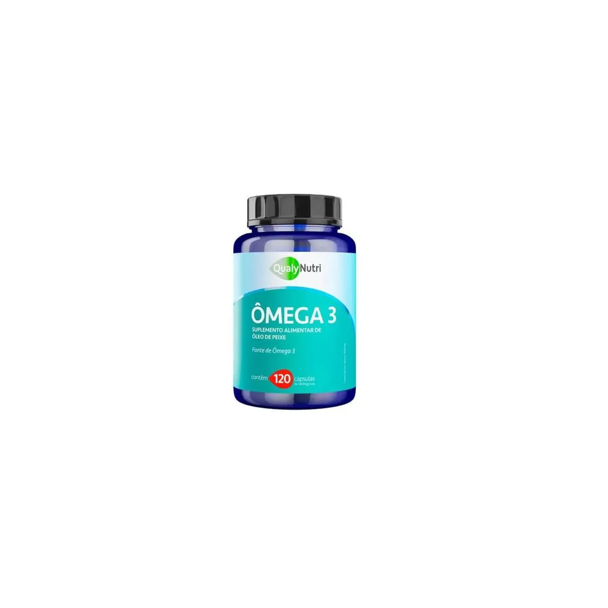 Ômega 3 C/120 Cápsulas - Qualy Nutri