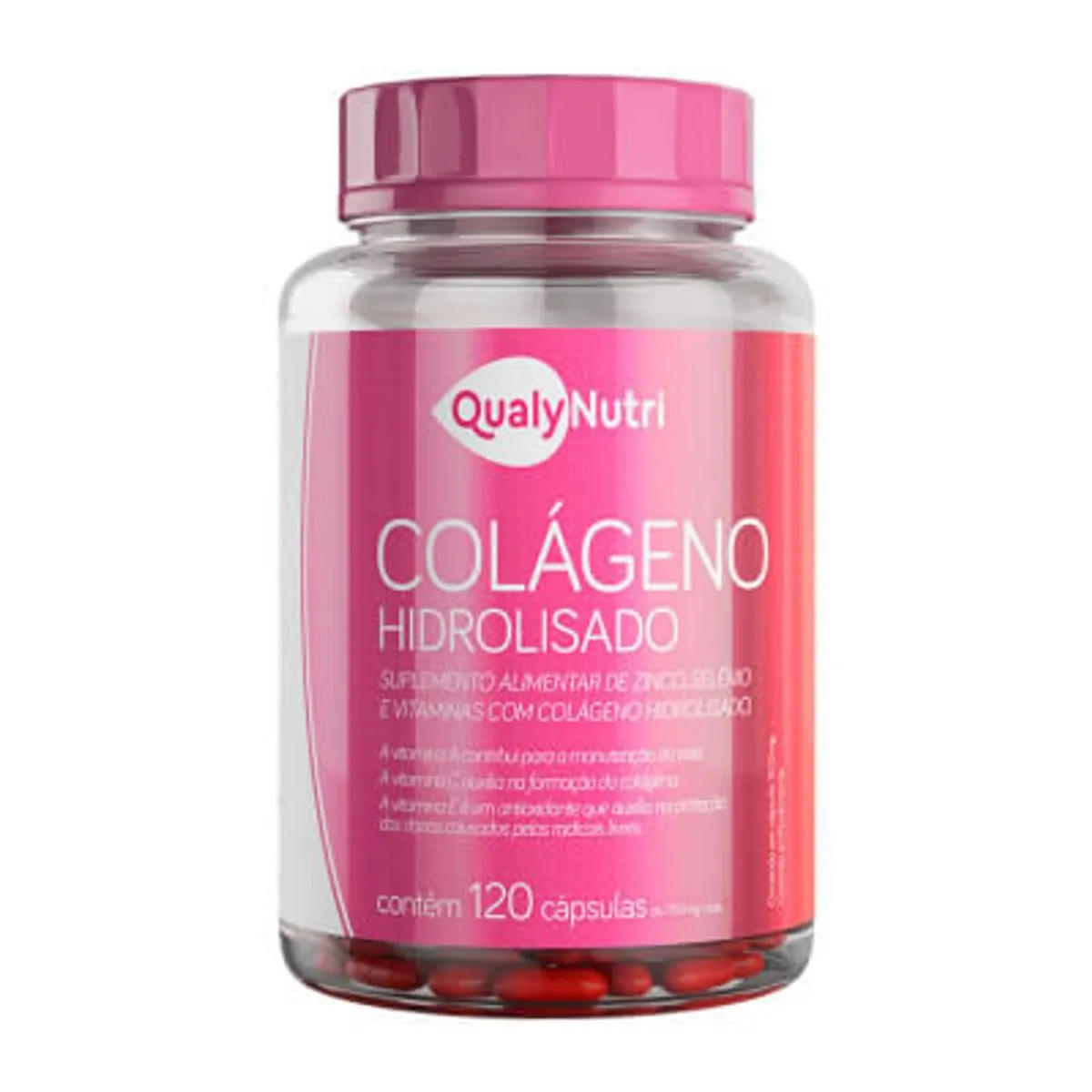 Colágeno Hidrolisado Qualy Nutri c/120 Cápsulas