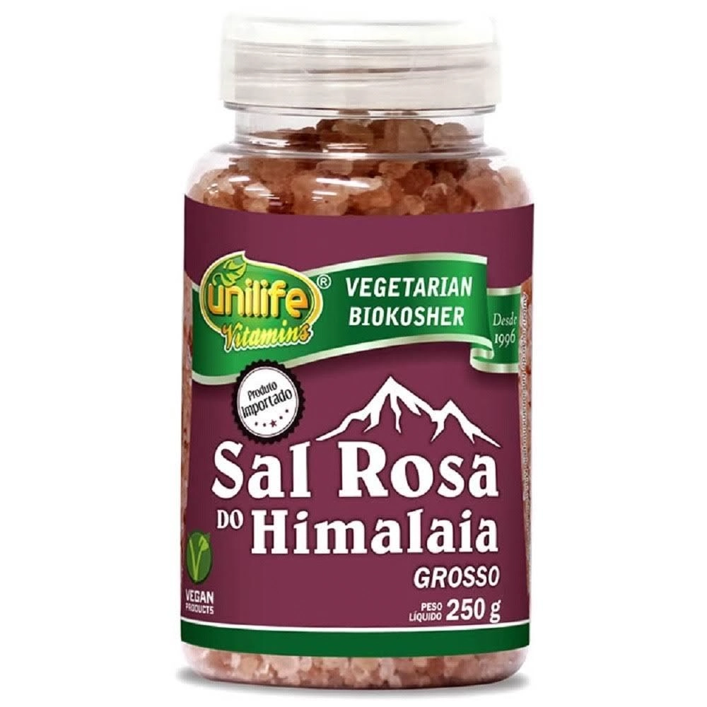 Sal Rosa Do Himalaia Grosso 250g Unilife