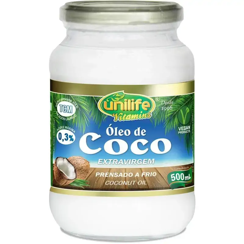 óleo De Coco 500ml Unilife