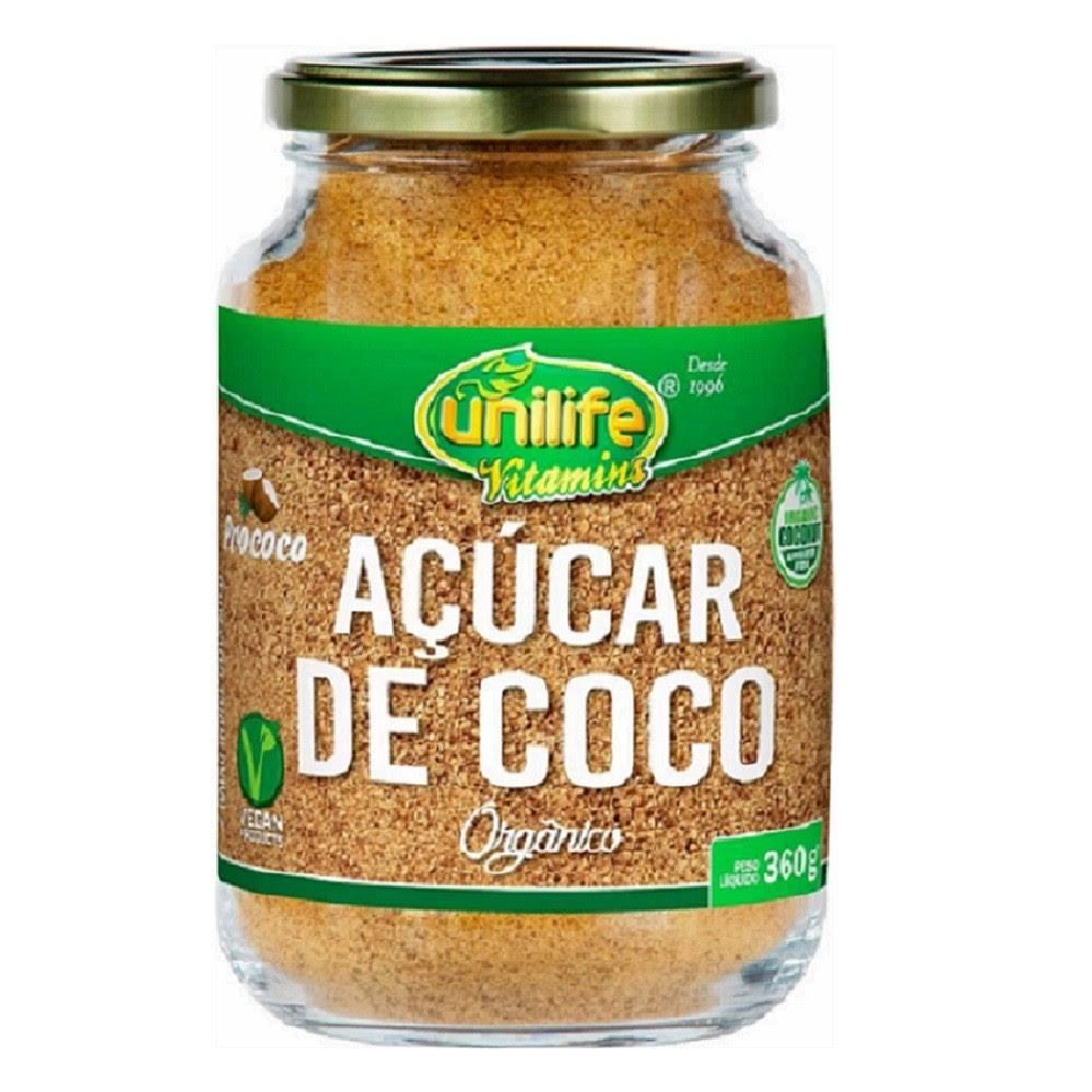 Açúcar De Coco Orgânico 360g Unilife