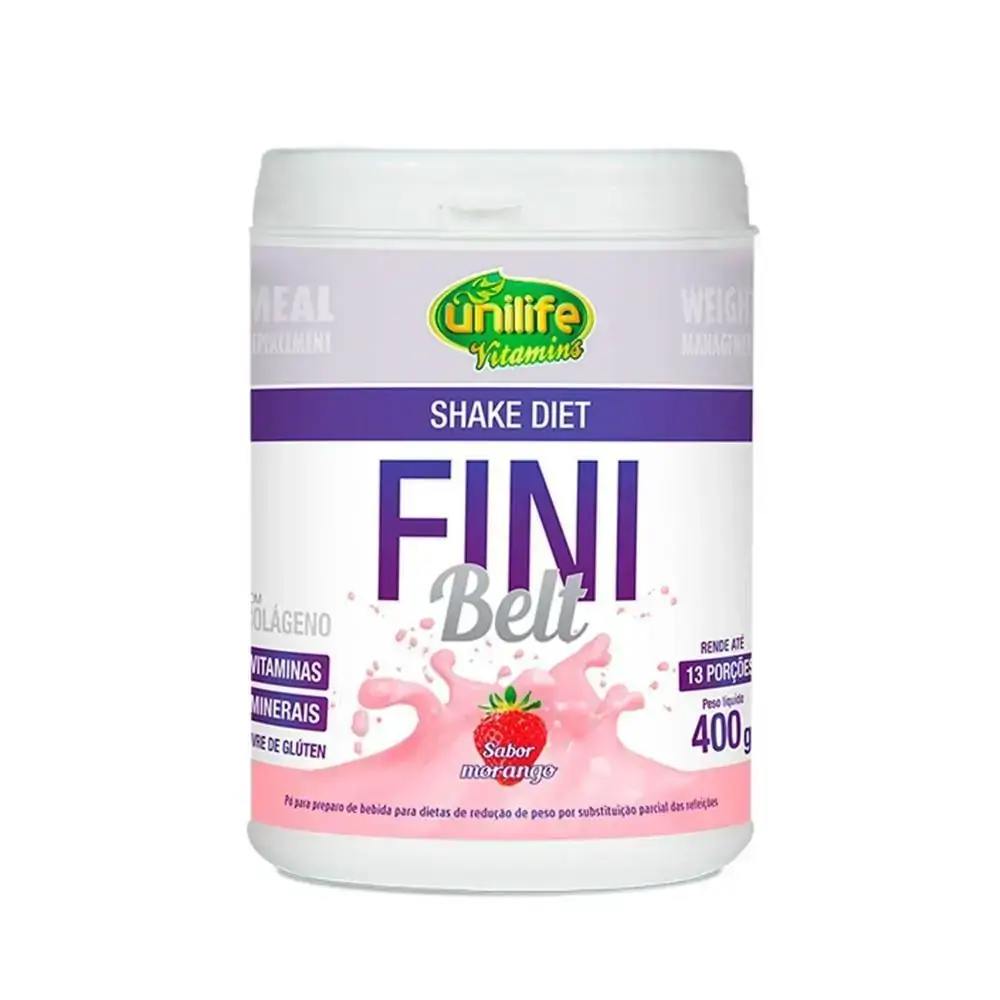 Shake Diet Com Colageno Morango 400g Unilife