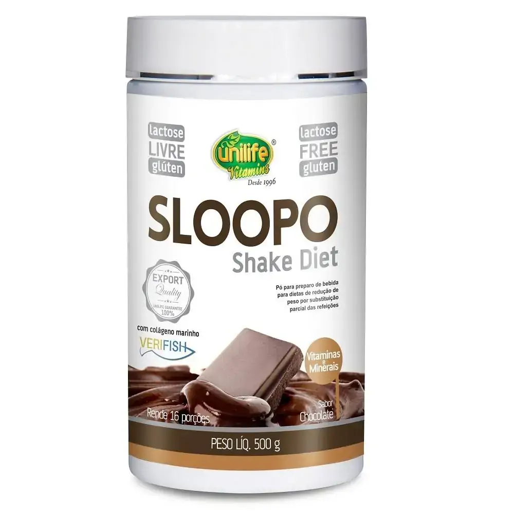 Sloopo Shake Diet Chocolate 500g Unilife