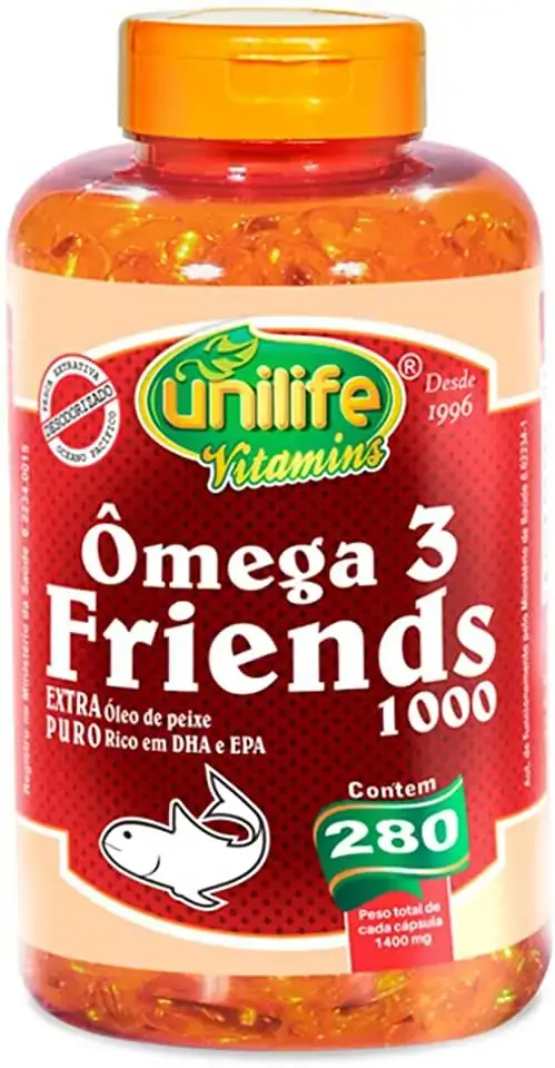 ômega 3 Friends 280 Cápsulas 1400mg Unilife