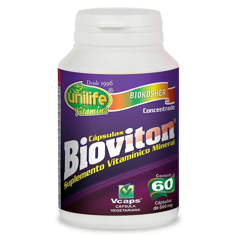 Bioviton Multivitamínico 60 Cápsulas 560mg Unilife