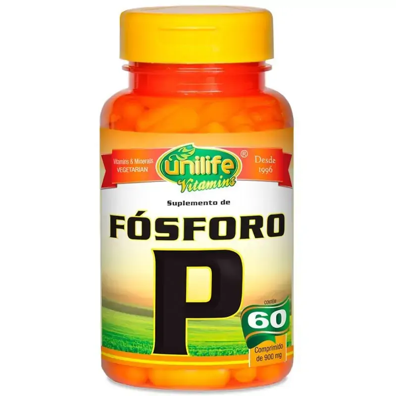 Fósforo 60 Caps. 1000mg Unilife