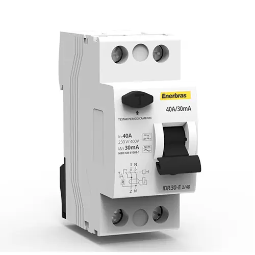 Interruptor Diferencial Residual Bipolar 40a/30ma - Enerbras Idr30-e2/40