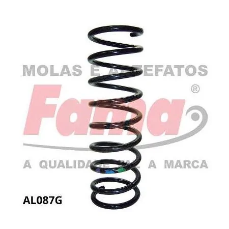 Mola de Suspensão Traseira FORD FIESTA - FAMA AL087G