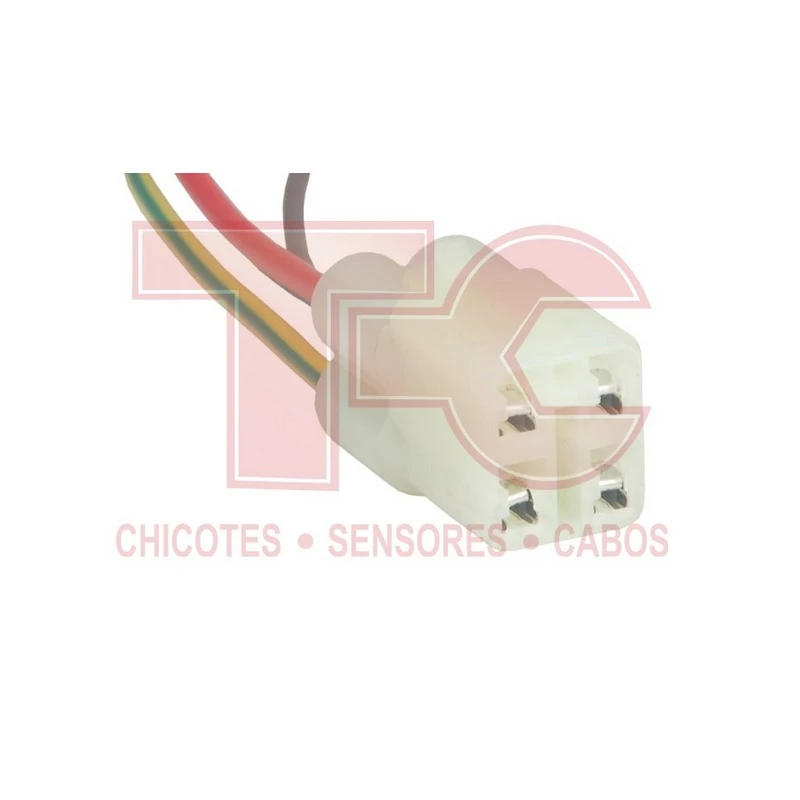 Chicote de Injeção Eletrônica Porta Fêmea 4 Vias - TC CHICOTES TC1041610