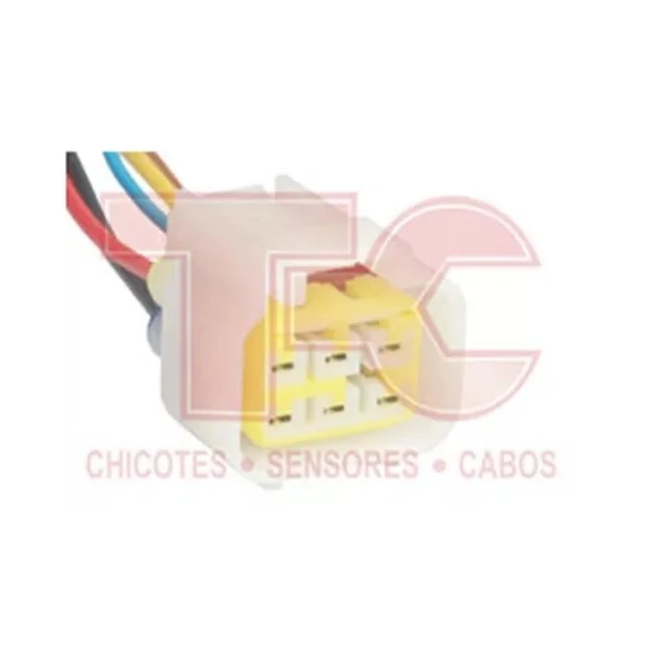 Chicote de Injeção Eletrônica Porta Fêmea 6 Vias - TC CHICOTES TC1061819