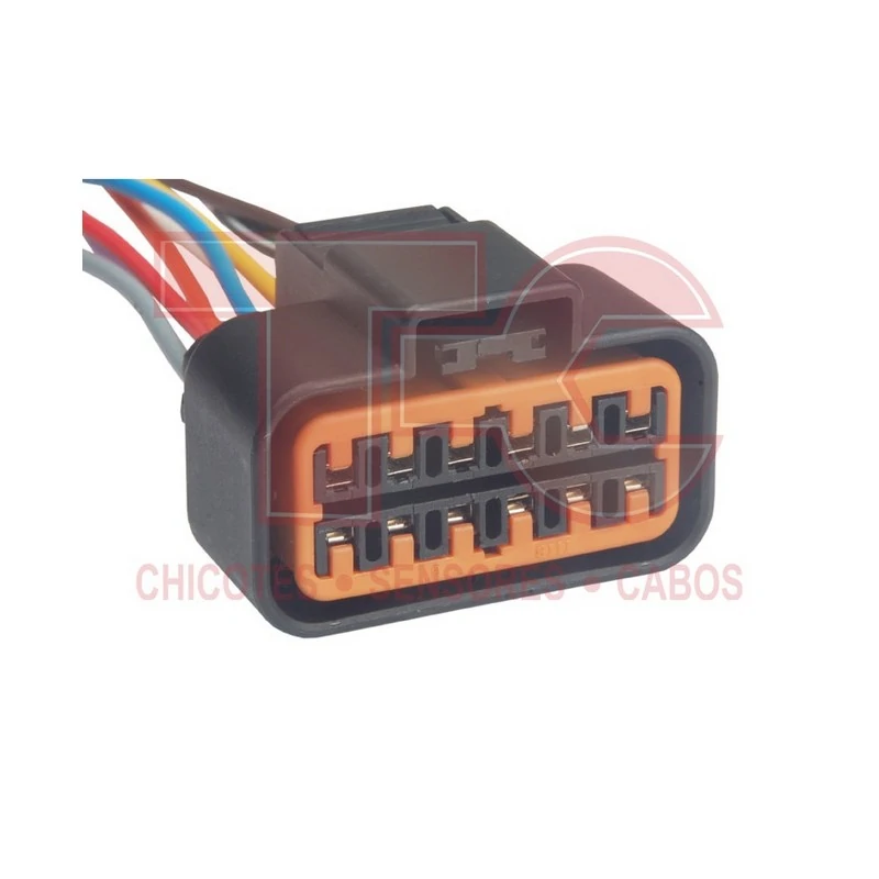 Chicote de Injeção Eletrônica Porta Fêmea 12 Vias - TC CHICOTES TC1121821