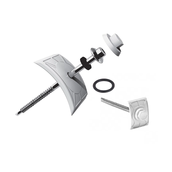 KIT FIXACAO TELHA PVC C/20 UNDS BRANCA