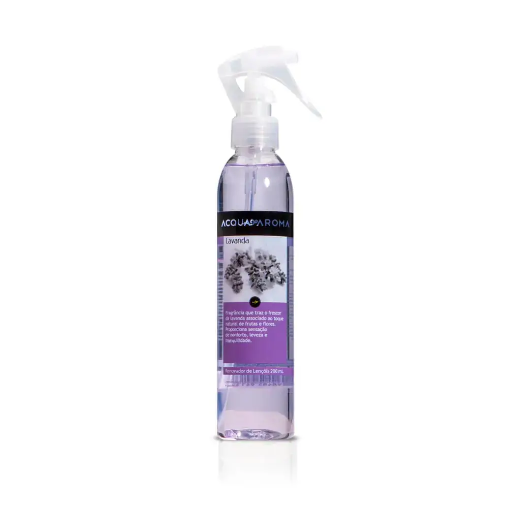 Renovador De Lencois Lavanda 200ml Spray Aquaroma Aquaroma